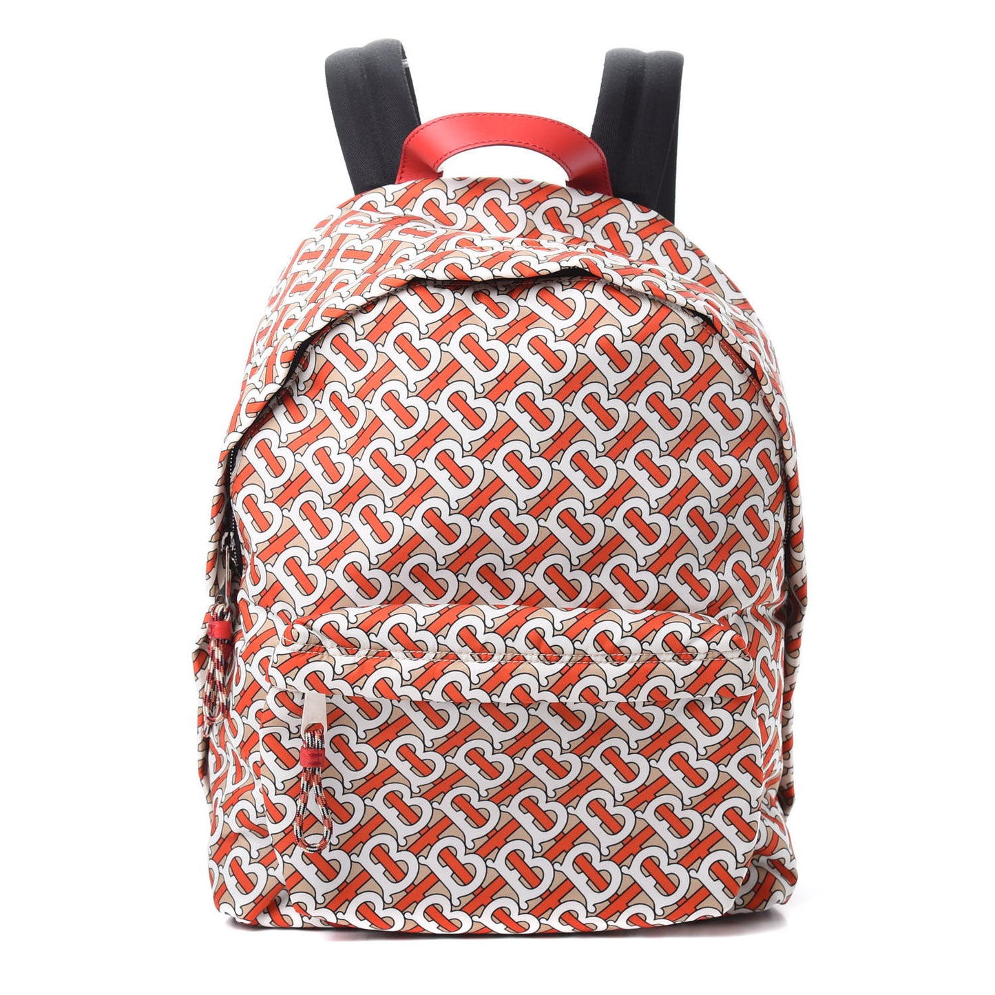 Nylon Monogram Backpack Vermillion