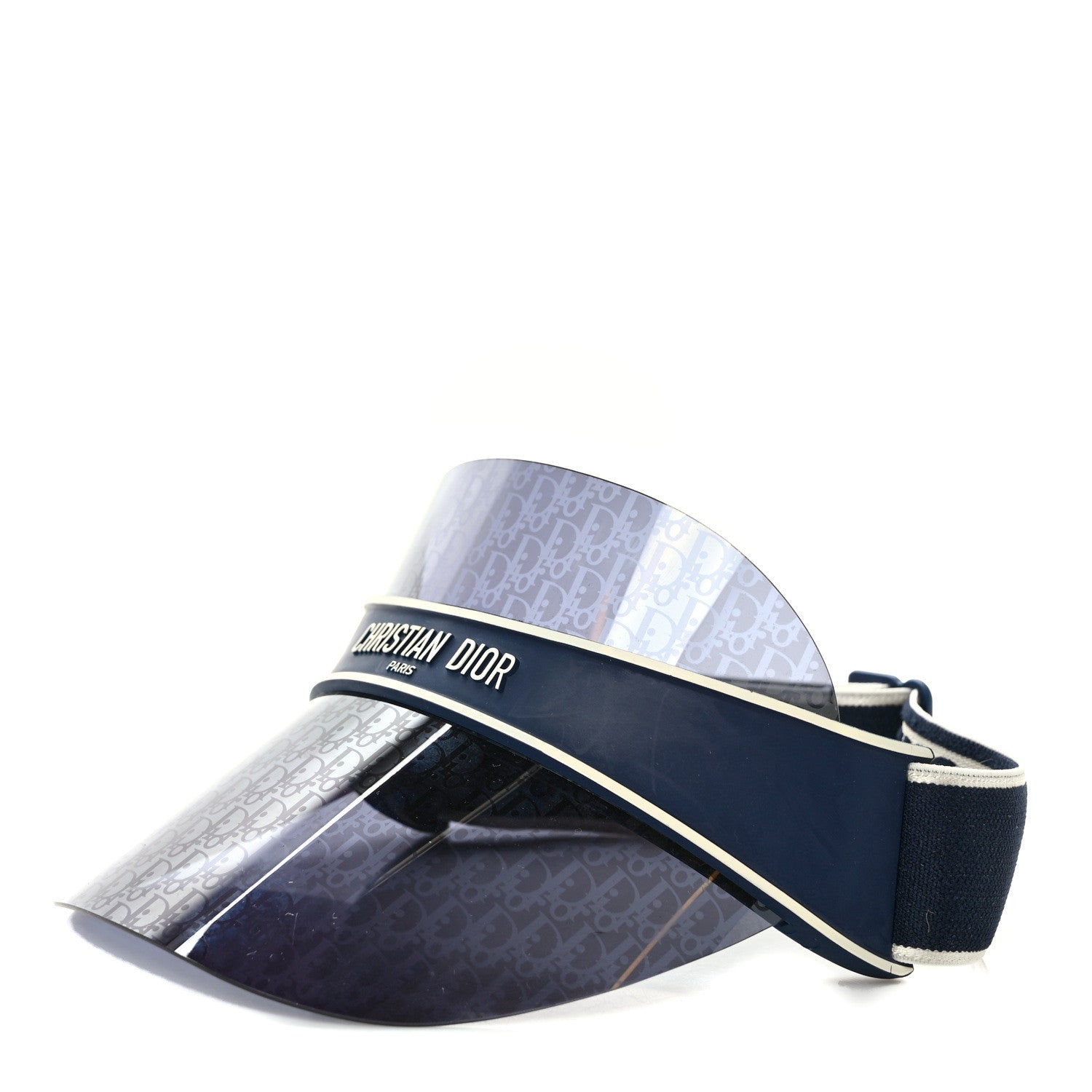 Christian Dior Oblique DiorClub V1U Sun Visor Blue 1 of 8