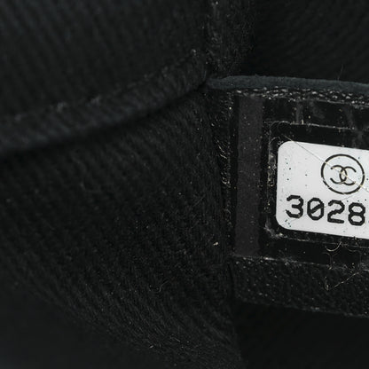 Chanel Mixed Fibers Calfskin Small Deauville Tote Black 7 of 10