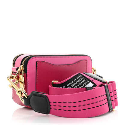 Marc Jacobs Saffiano Small Snapshot Camera Bag Pink 3 of 11