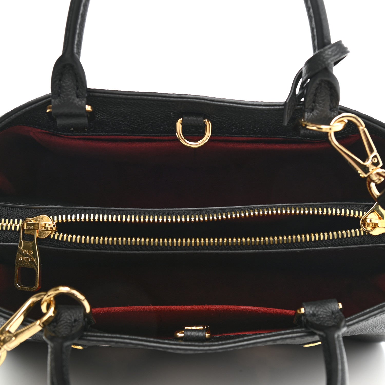 Louis Vuitton Empreinte Monogram Giant Montaigne BB Black Beige 5 of 11