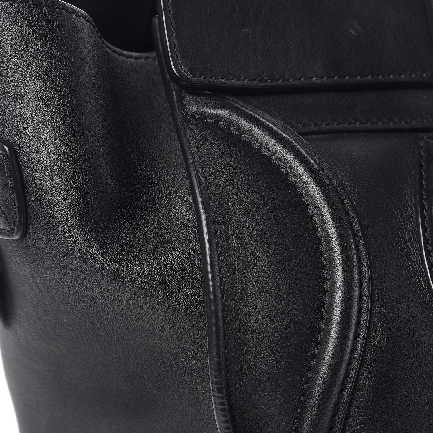 Celine Smooth Calfskin Mini Luggage Black 19 of 27