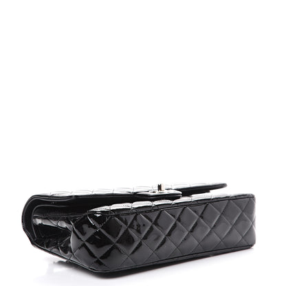 Chanel Patent Quilted Medium Double Flap Black 3 of 12