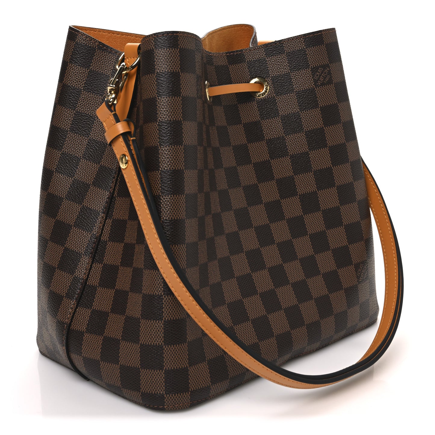 Damier Ebene Neonoe MM Safran