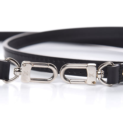 Louis Vuitton Calfskin Alma BB Shoulder Strap Black 2 of 3