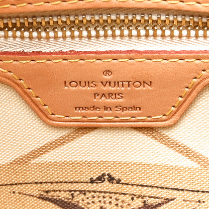 Louis Vuitton Damier Azur Summer Trunks Neo Neverfull MM 6 of 11