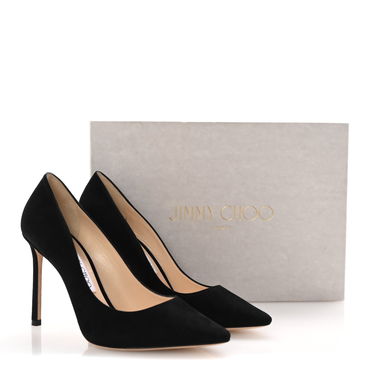 Suede Romy 100 Pumps 37.5 Black
