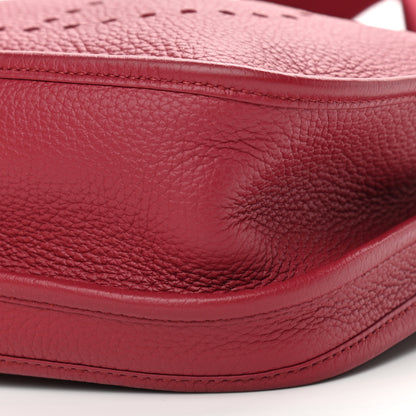 Hermes Taurillon Clemence Evelyne III PM Rubis 9 of 11