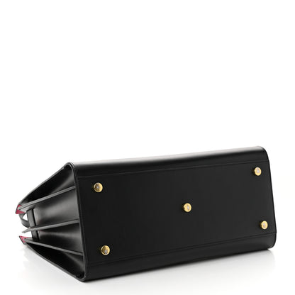 Saint Laurent Calfskin Small Sac De Jour Black Fuchsia 4 of 12