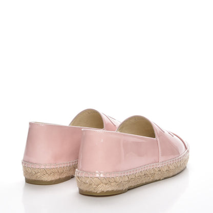 Chanel Patent CC Espadrilles 39 Pink 4 of 9