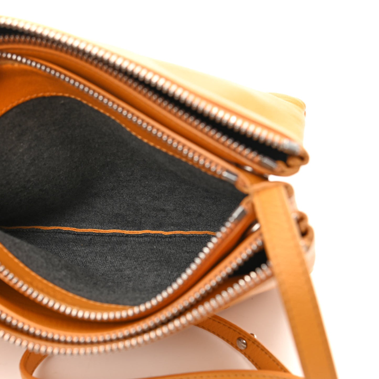 Lambskin Small Trio Crossbody Bag Sunflower