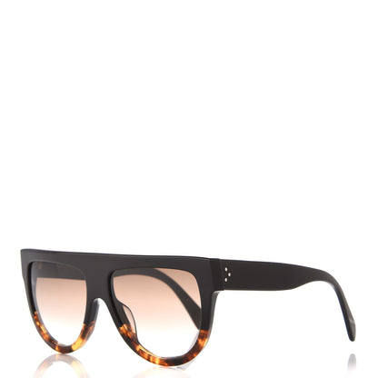 Celine Shadow Sunglasses CL 41026/S Black Havana 1 of 7