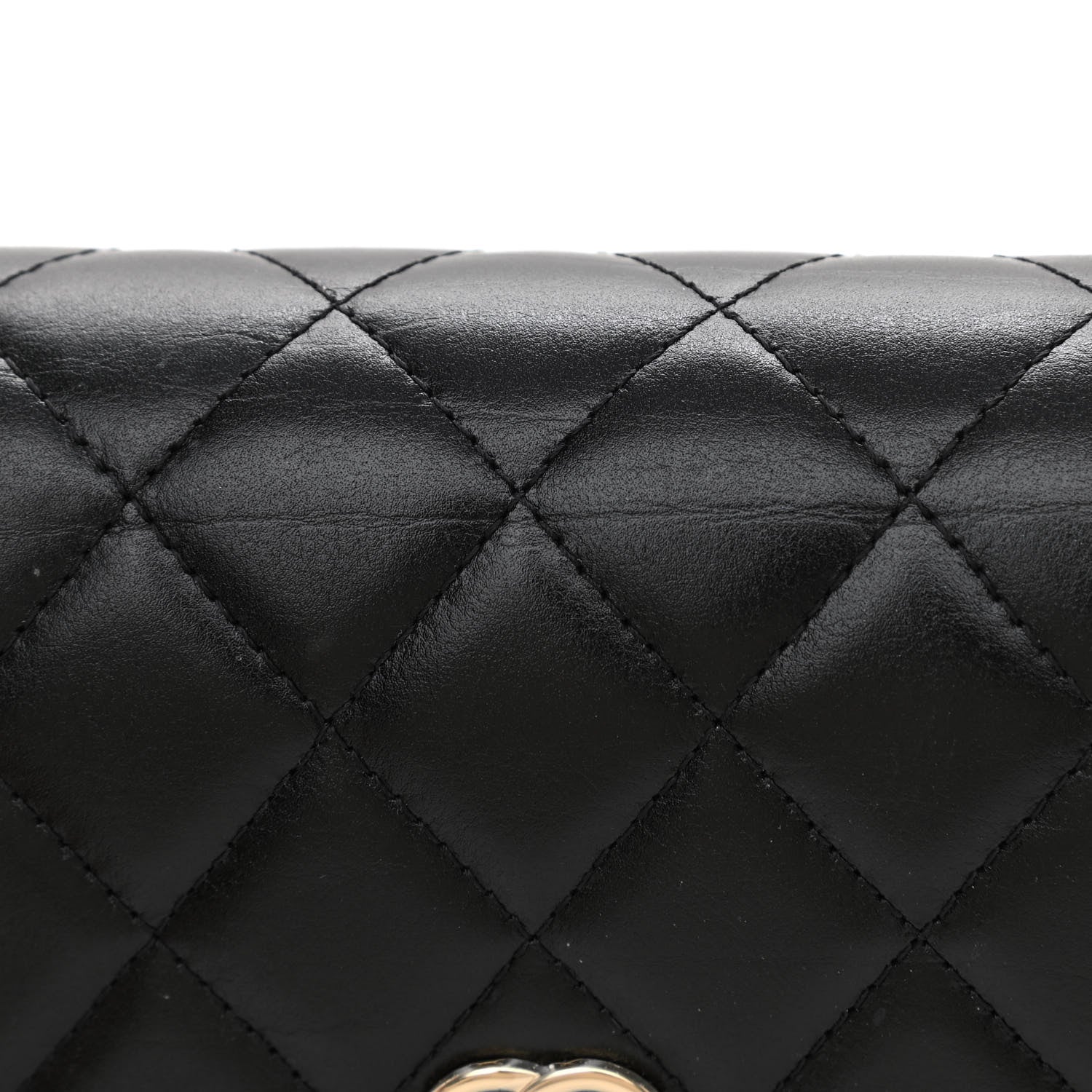 Chanel Calfskin Quilted Mini Maxi Pearls Wallet On Chain WOC Black 11 of 11