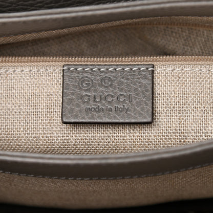 Gucci Dollar Calfskin Interlocking G Top Handle Shoulder Bag Loess 6 of 11