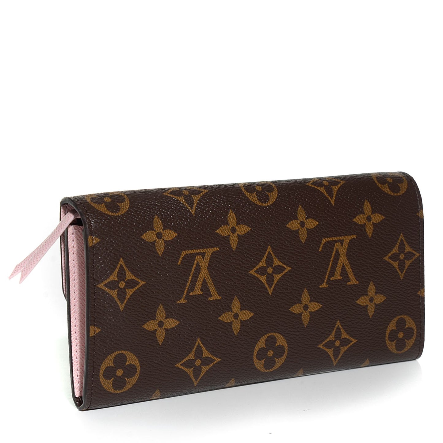 Monogram Emilie Wallet Rose Ballerine