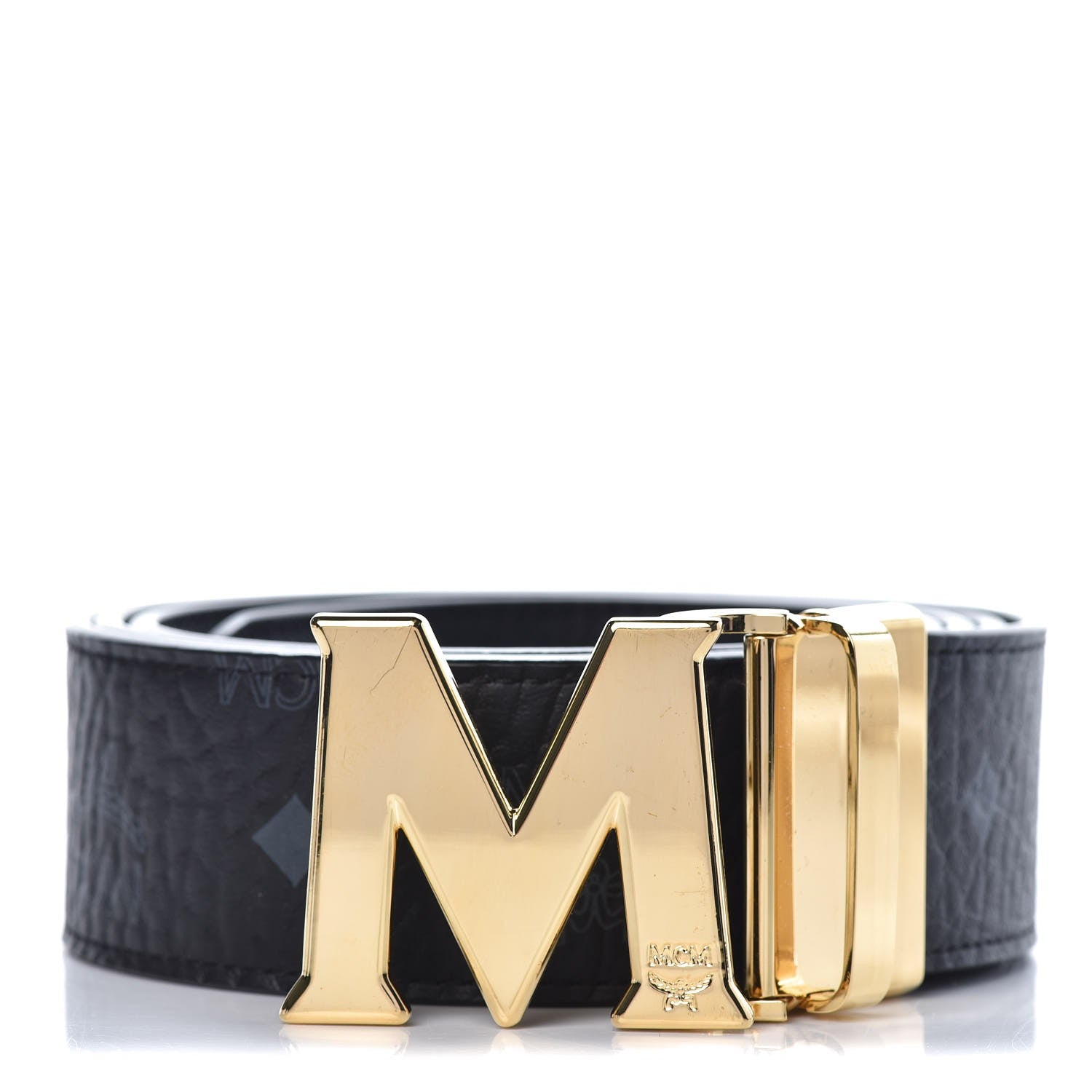 MCM Saffiano Visetos Reversible Belt Black 1 of 8