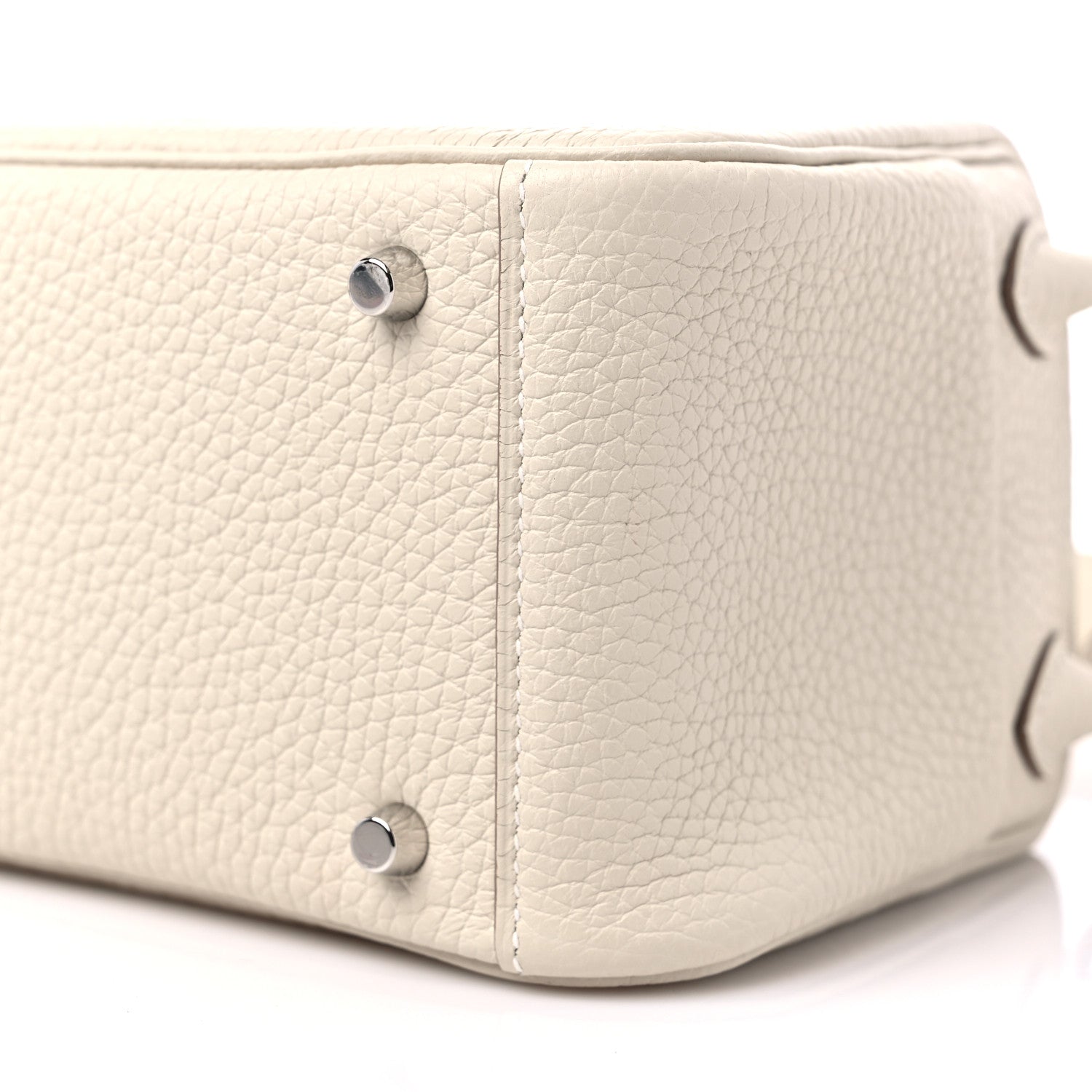 Hermes Taurillon Clemence Mini Lindy 20 Craie 8 of 9