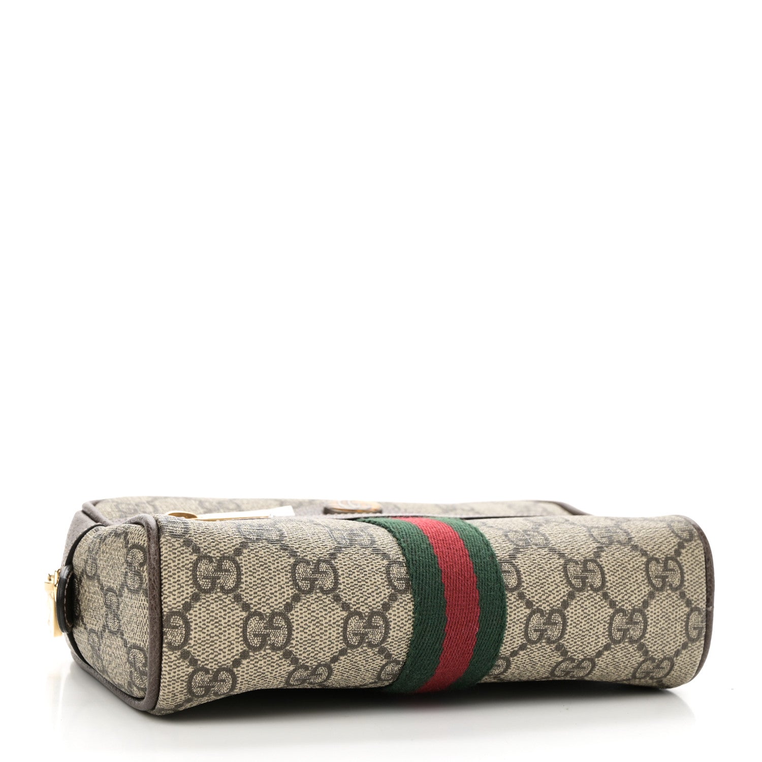 Gucci GG Supreme Monogram Web Small Ophidia Belt Bag 95 38 Dark Brown 4 of 10