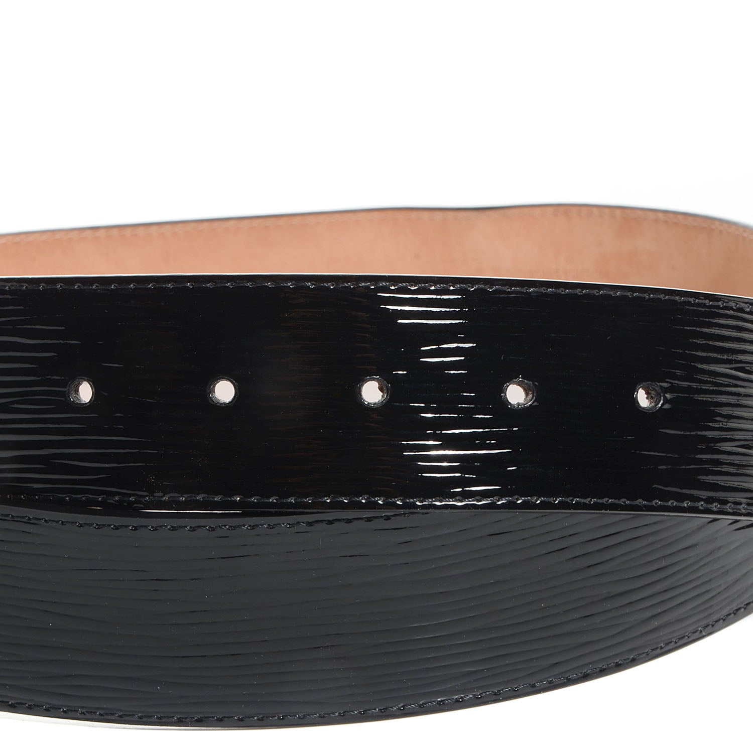 Louis Vuitton Epi Electric LV Initiales Belt 95 38 Black 3 of 6