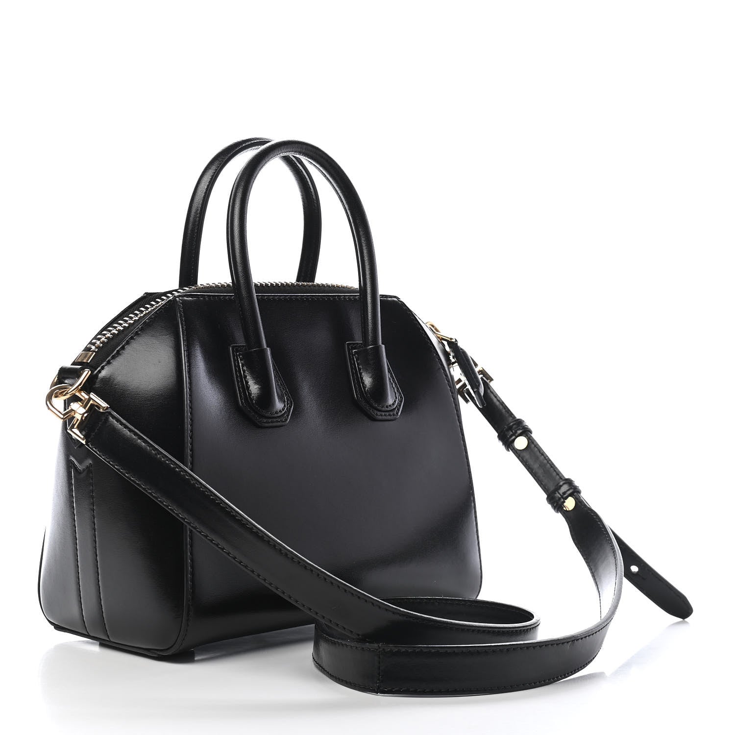 Givenchy Shiny Lord Calfskin Mini Antigona Black 3 of 12