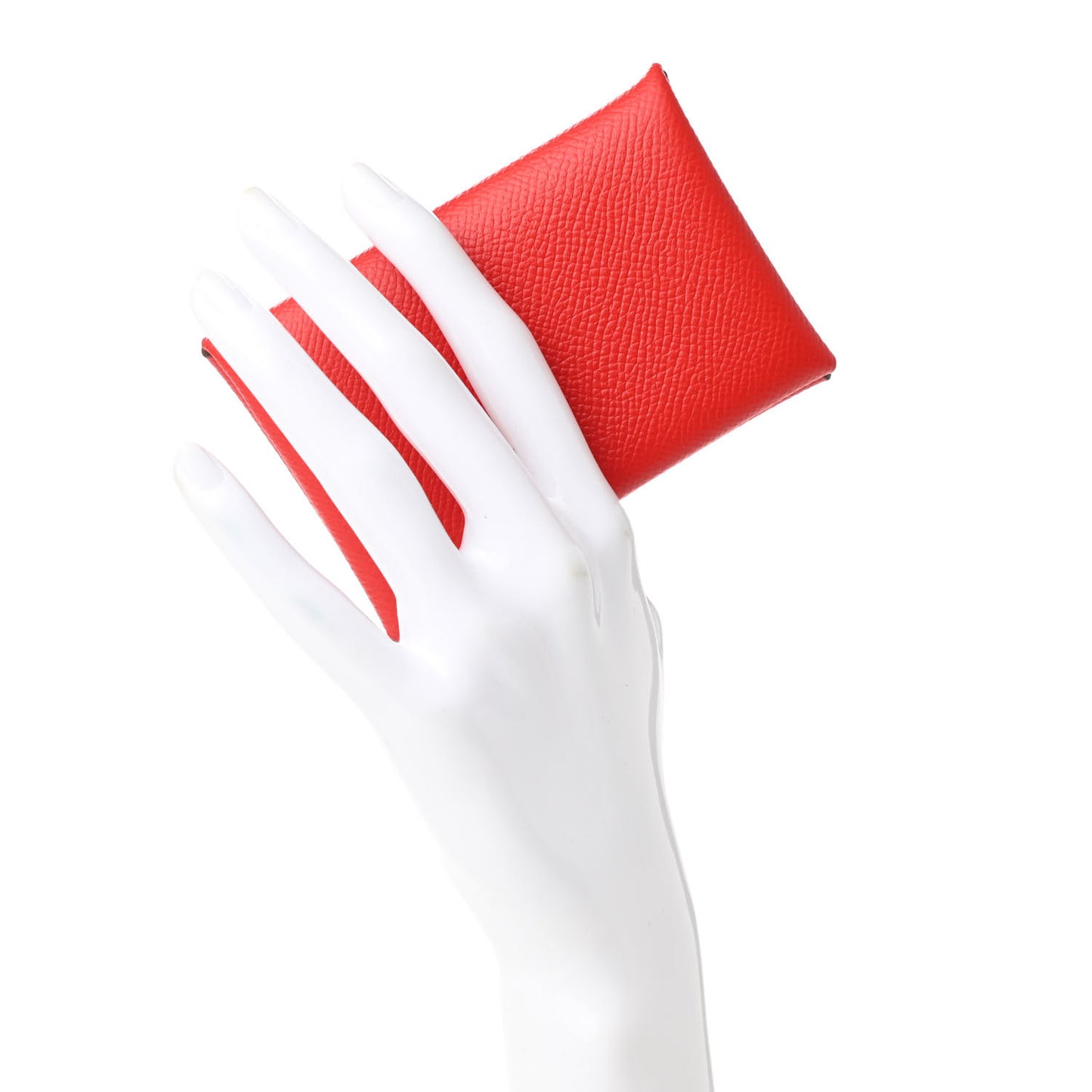 Epsom Calvi Card Case Rouge Casaque