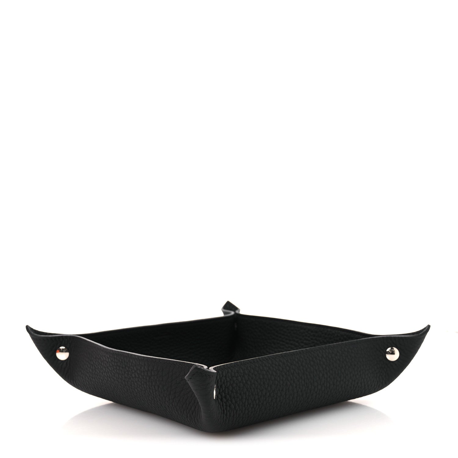 Hermes Taurillon Clemence Mises et Relances Change Tray Black 4 of 8