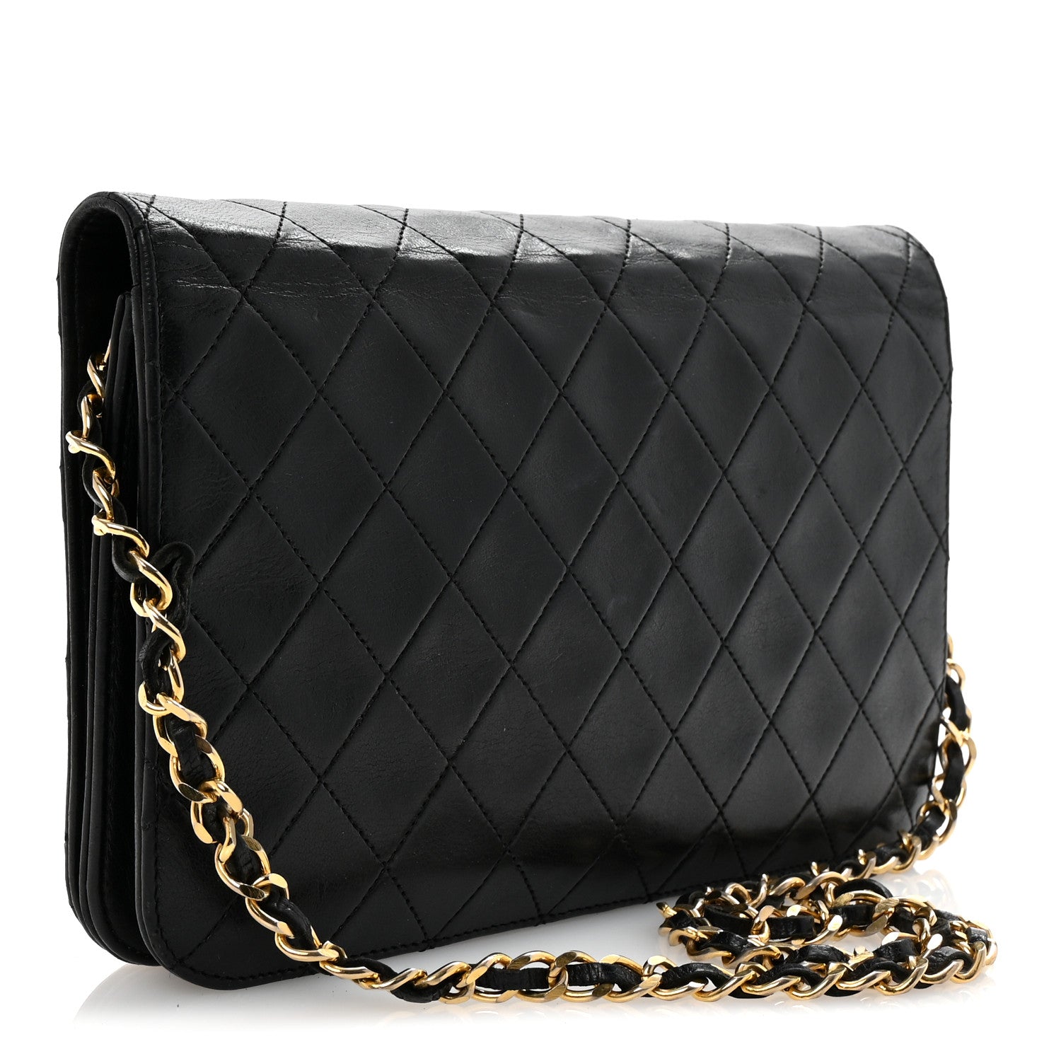 Chanel Lambskin Quilted Small Single Flap Bag Black 3 of 11