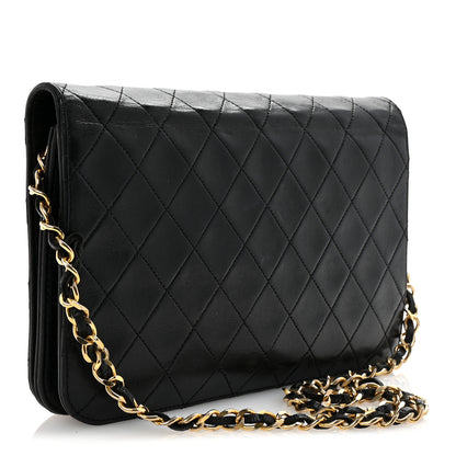 Chanel Lambskin Quilted Small Single Flap Bag Black 3 of 11