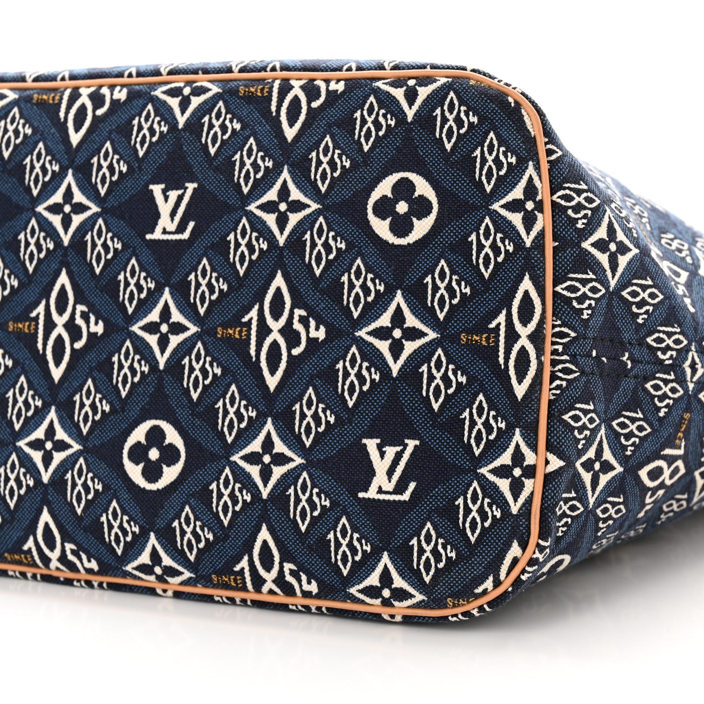 Jacquard Since 1854 Neverfull MM Blue