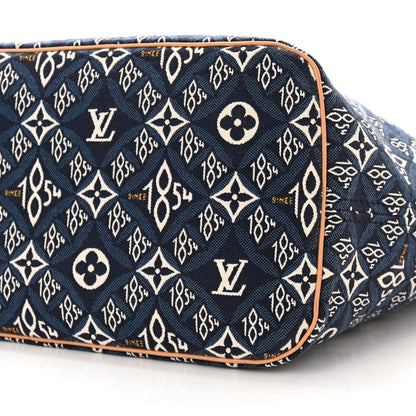 Louis Vuitton Jacquard Since 1854 Neverfull MM Blue 10 of 12