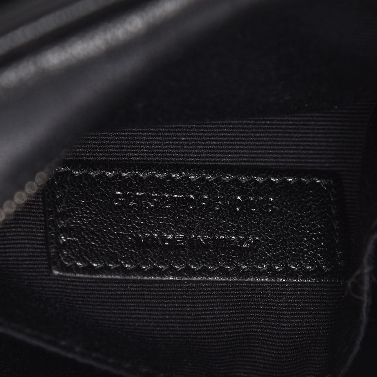 Lambskin Monogram Lou Belt Bag Black