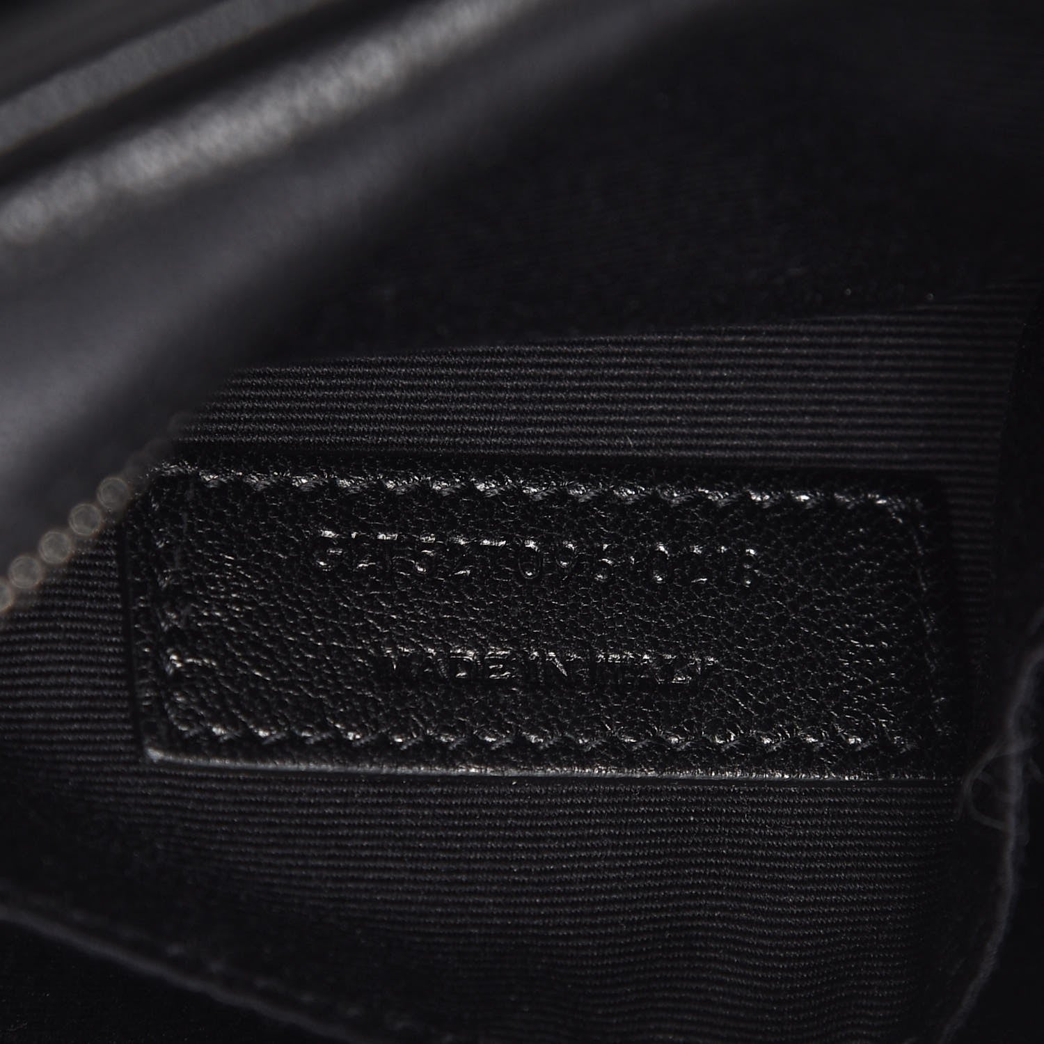 Saint Laurent Lambskin Monogram Lou Belt Bag Black 7 of 7