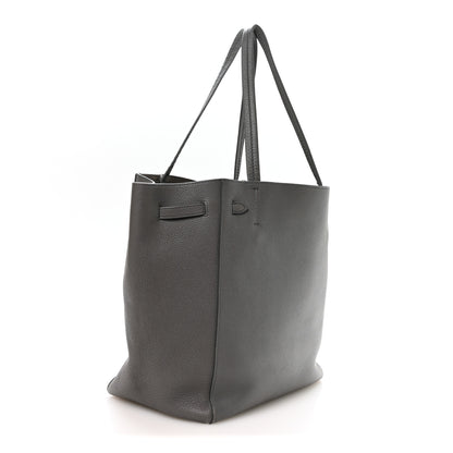 Celine Soft Grained Calfskin Medium Belt Cabas Phantom Grey 3 of 11