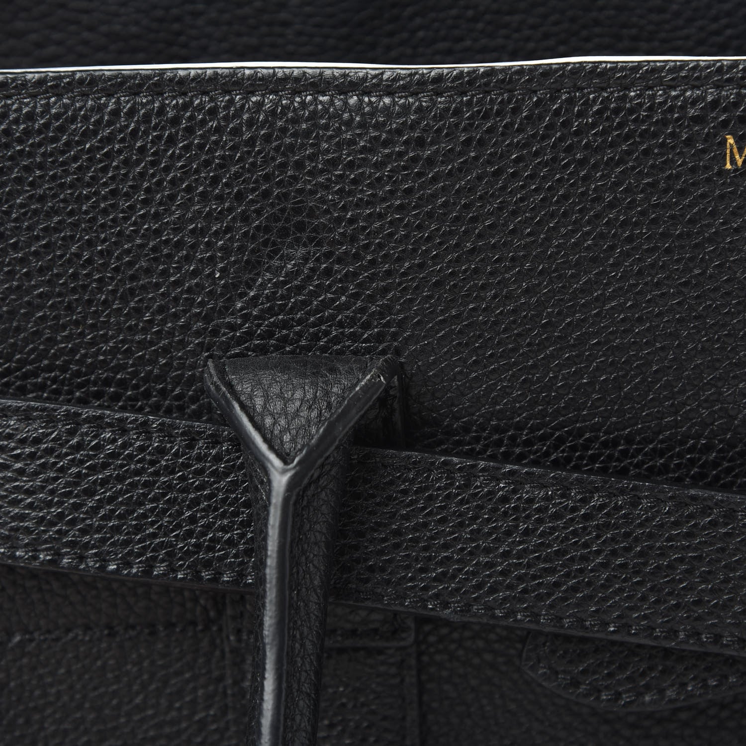 Mulberry Grain Vegetable Tanned Calfskin Zipped Bayswater Black 16 of 17