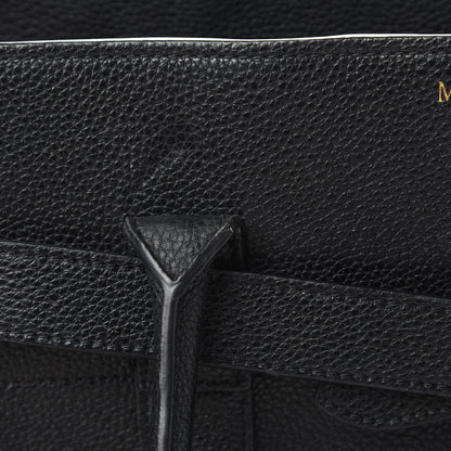 Mulberry Grain Vegetable Tanned Calfskin Zipped Bayswater Black 16 of 17