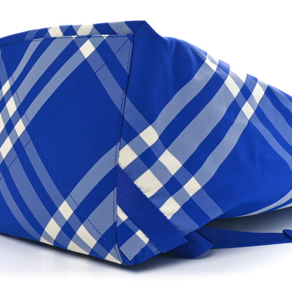 Burberry Nylon Nova Check Roll Backpack Knight 9 of 9