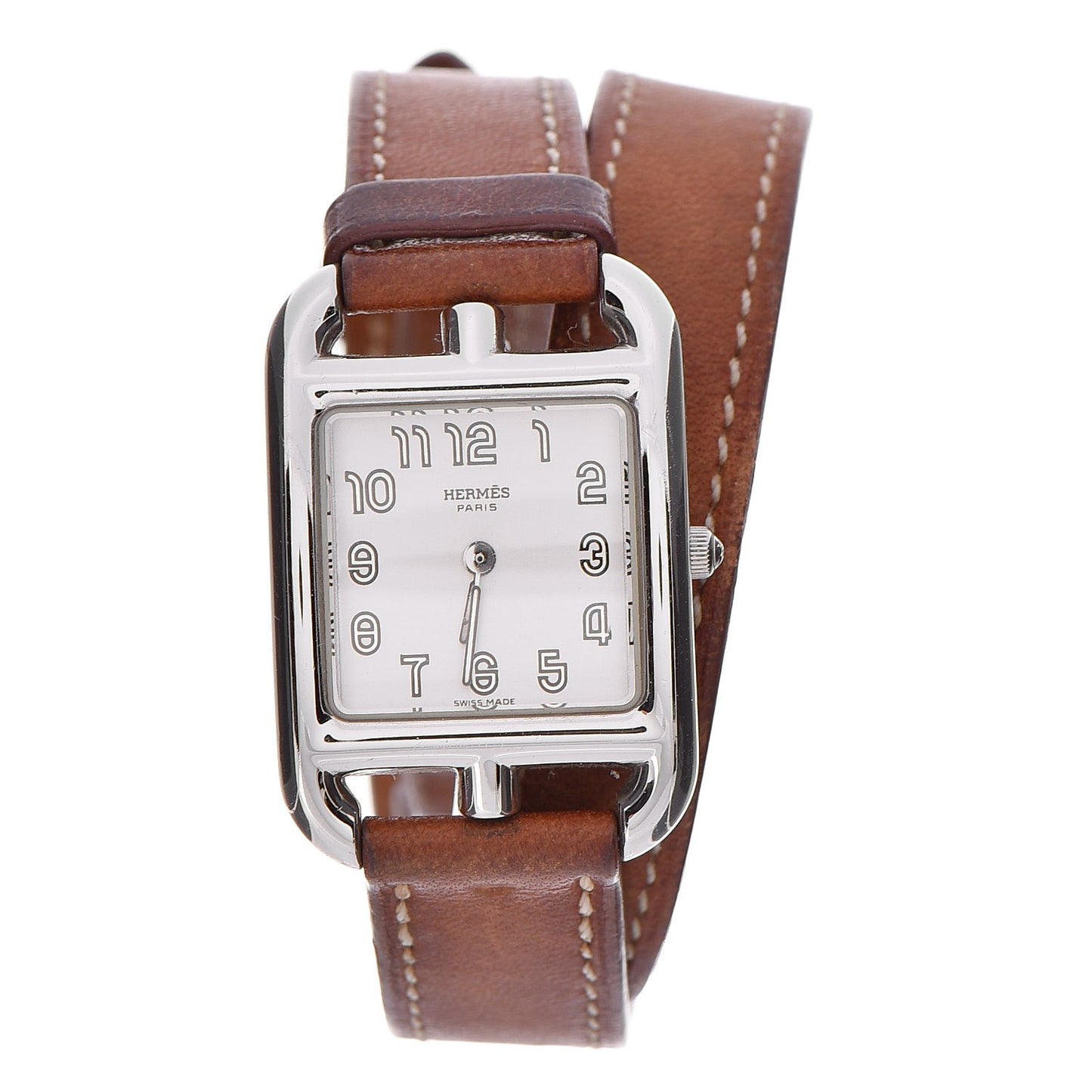 Stainless Steel Barenia 23mm Cape Cod Double Tour Quartz Watch Fauve