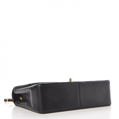 Chanel Lambskin Quilted Medium Single Flap Black 4 of 8