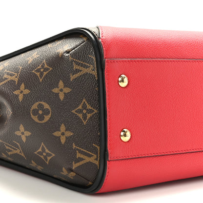 Louis Vuitton Calfskin Monogram Kimono Tote Cherry 7 of 8