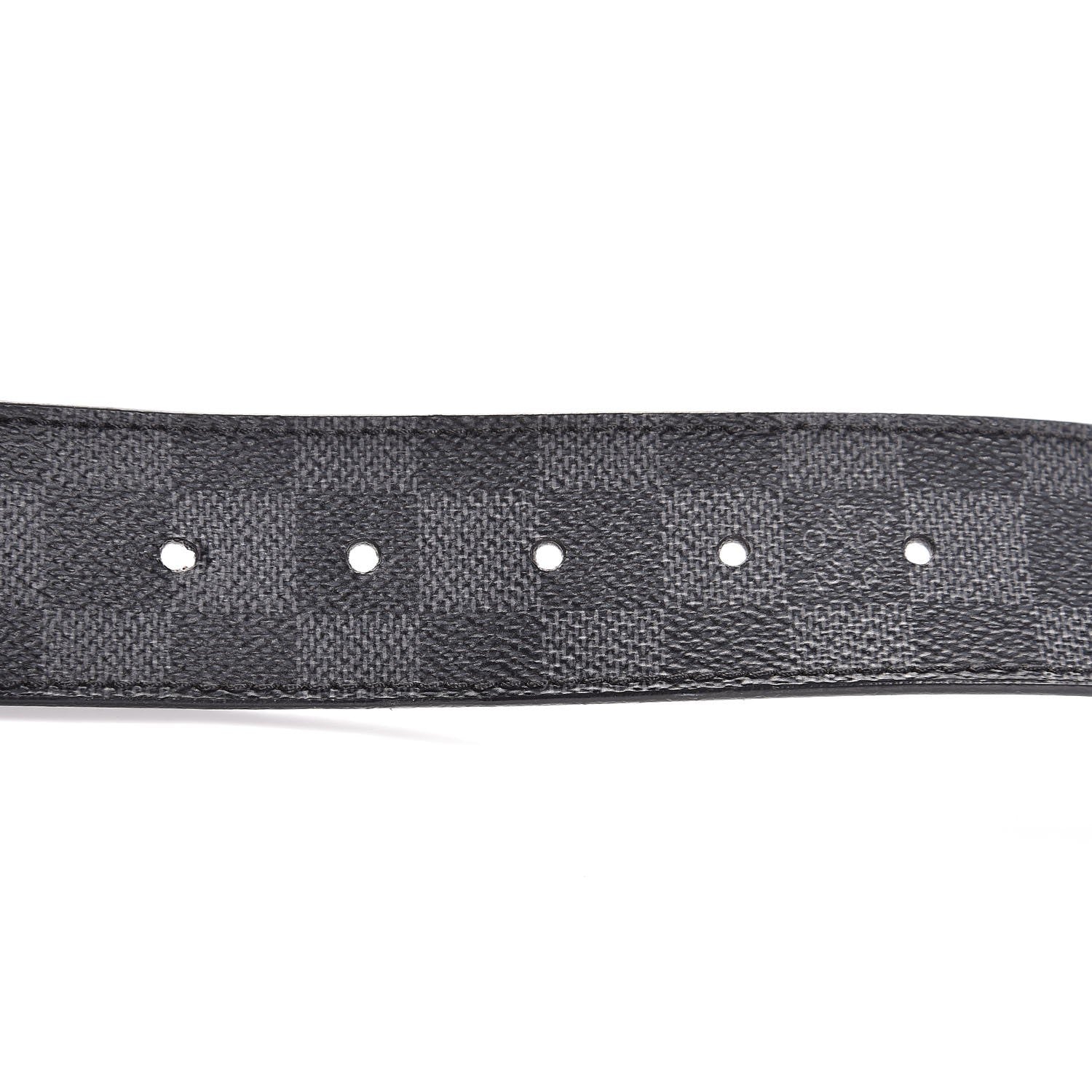Louis Vuitton Damier Graphite LV Initiales Belt 120 48 7 of 8