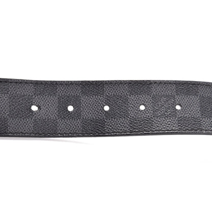 Louis Vuitton Damier Graphite LV Initiales Belt 120 48 7 of 8