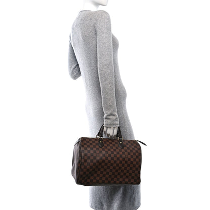 Louis Vuitton Damier Ebene Speedy 35 2 of 9