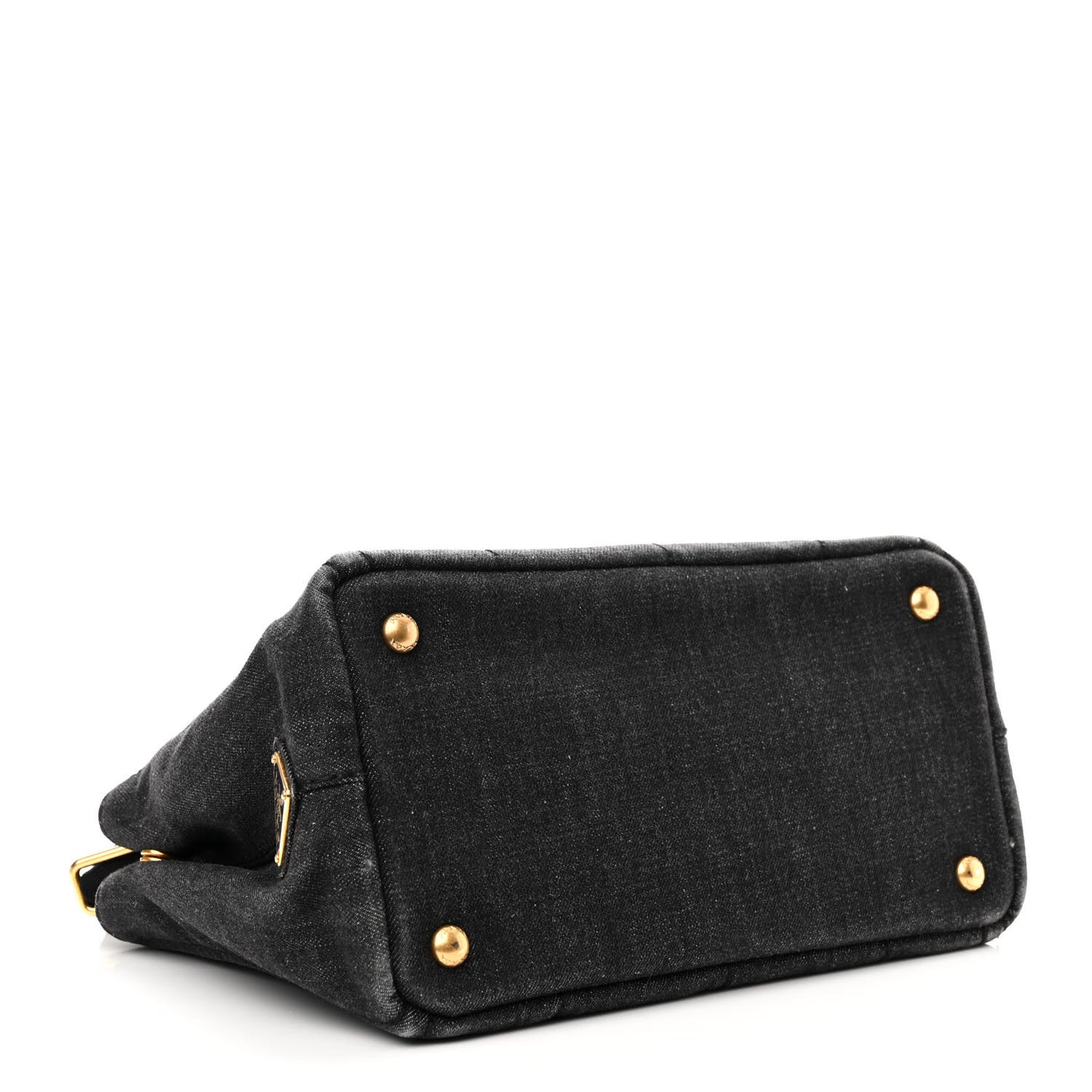 Denim Small Logo Tote Black
