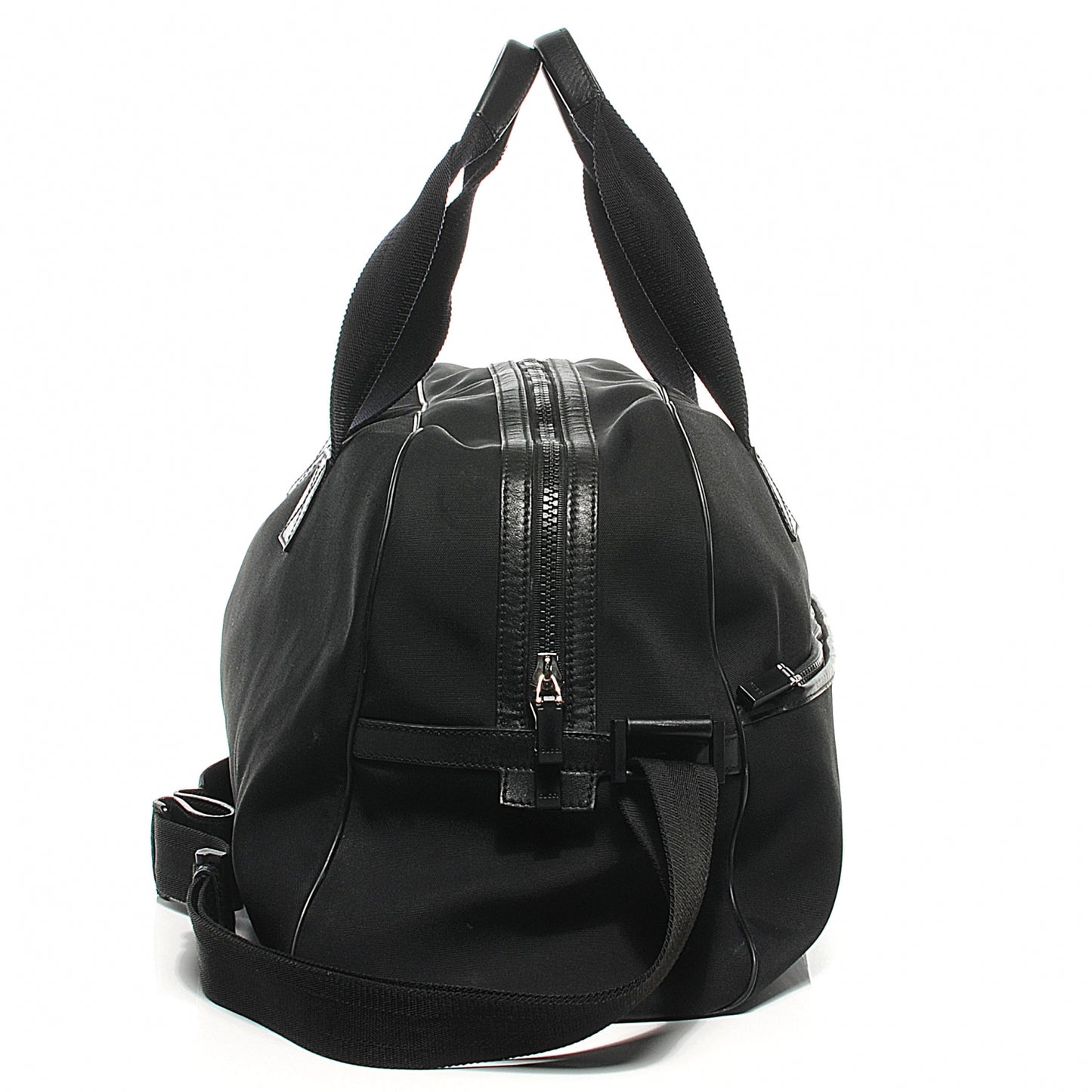 Canvas Large Parana Web Duffle Bag Black