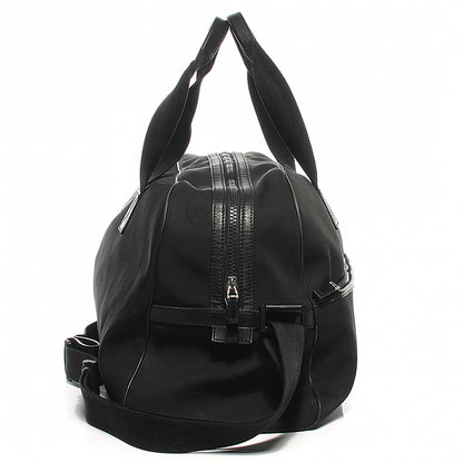Gucci Canvas Large Parana Web Duffle Bag Black 7 of 11