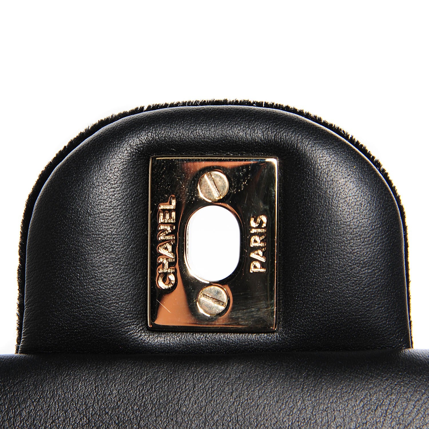 Chanel Velvet Quilted Rectangle Mini Flap Black 6 of 8