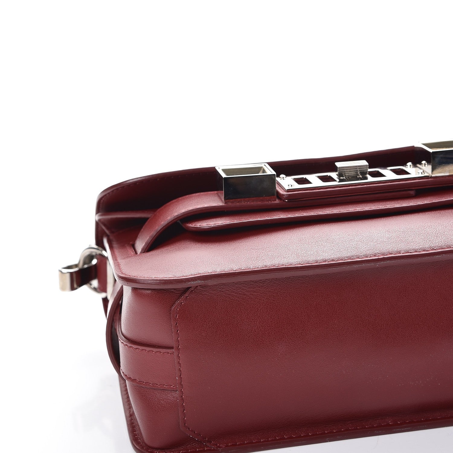 Proenza Schouler Smooth Calfskin Mini PS11 Classic Shoulder Bag Garnet 9 of 12