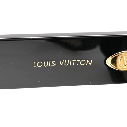 Louis Vuitton Acetate LV Empreinte Square Sunglasses Z1611E Black 5 of 7