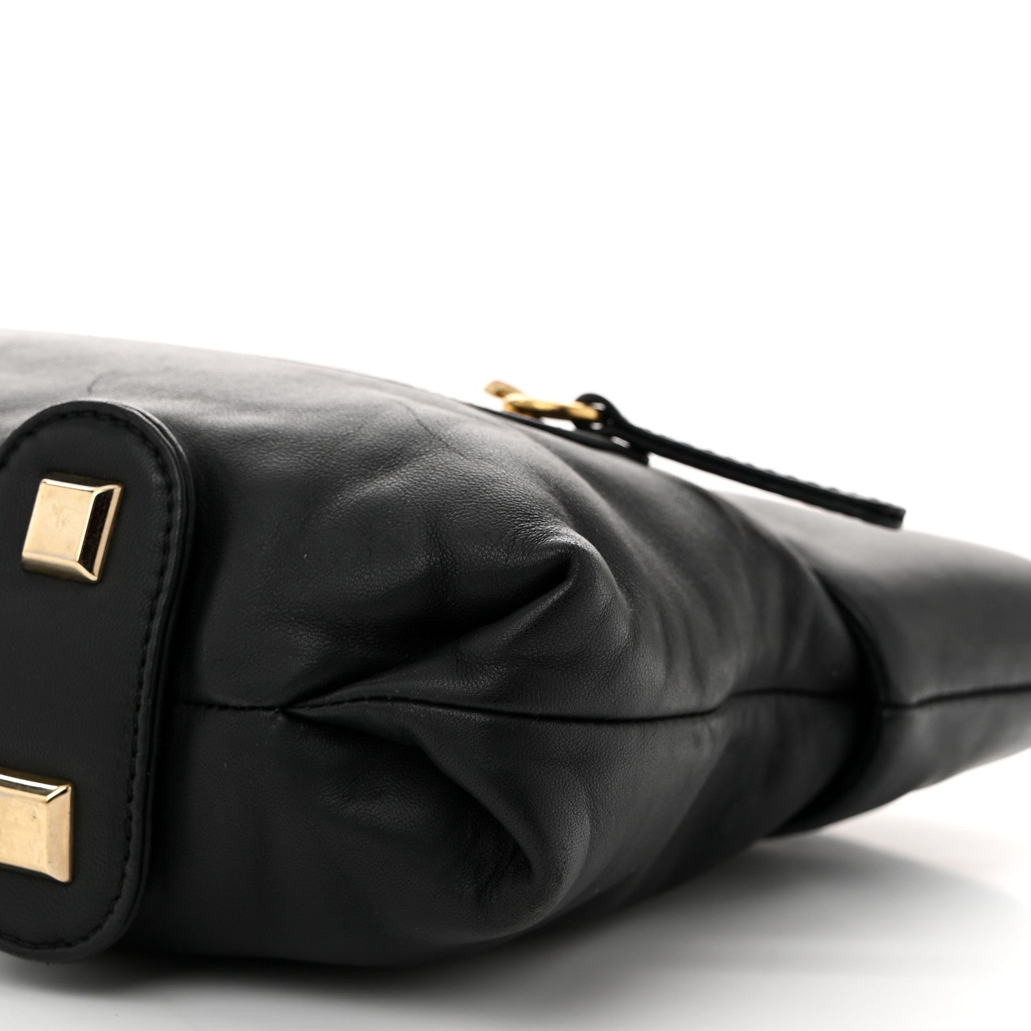 Christian Louboutin Calfskin Chain Shoulder Bag Black 9 of 9