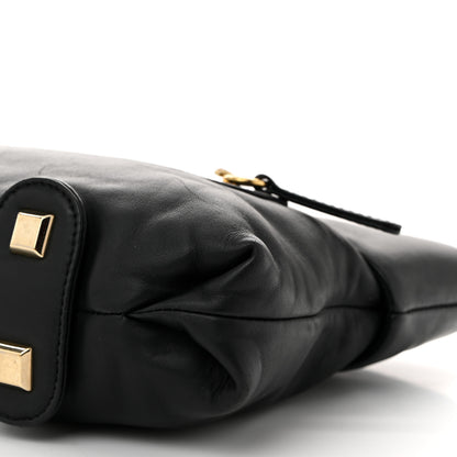 Christian Louboutin Calfskin Chain Shoulder Bag Black 9 of 9